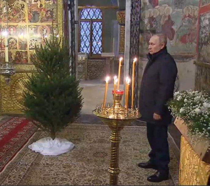 Putin'e özel Noel ayini