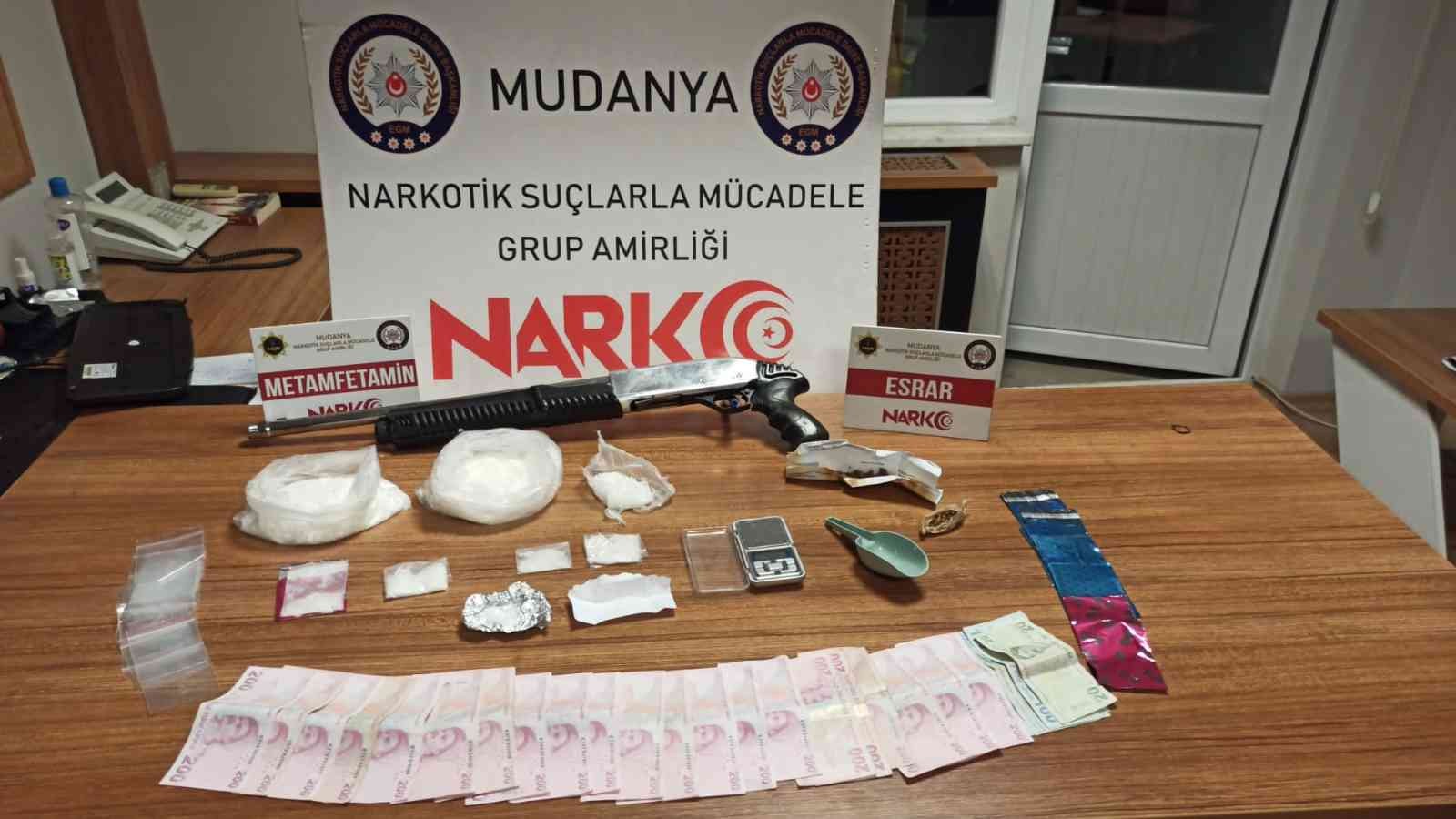 Mudanya’da uyuşturucu taciri tutuklandı