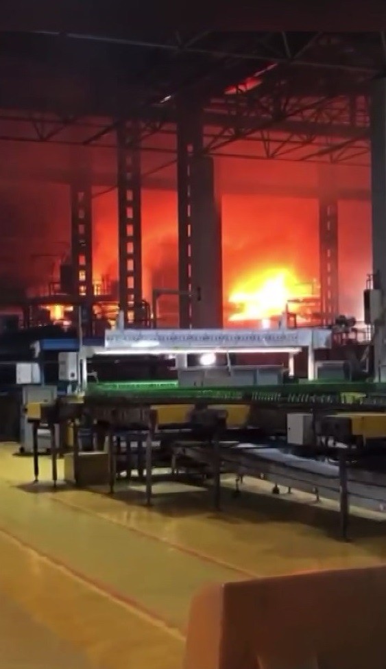 Bursa’da fabrikada korkutan yangın