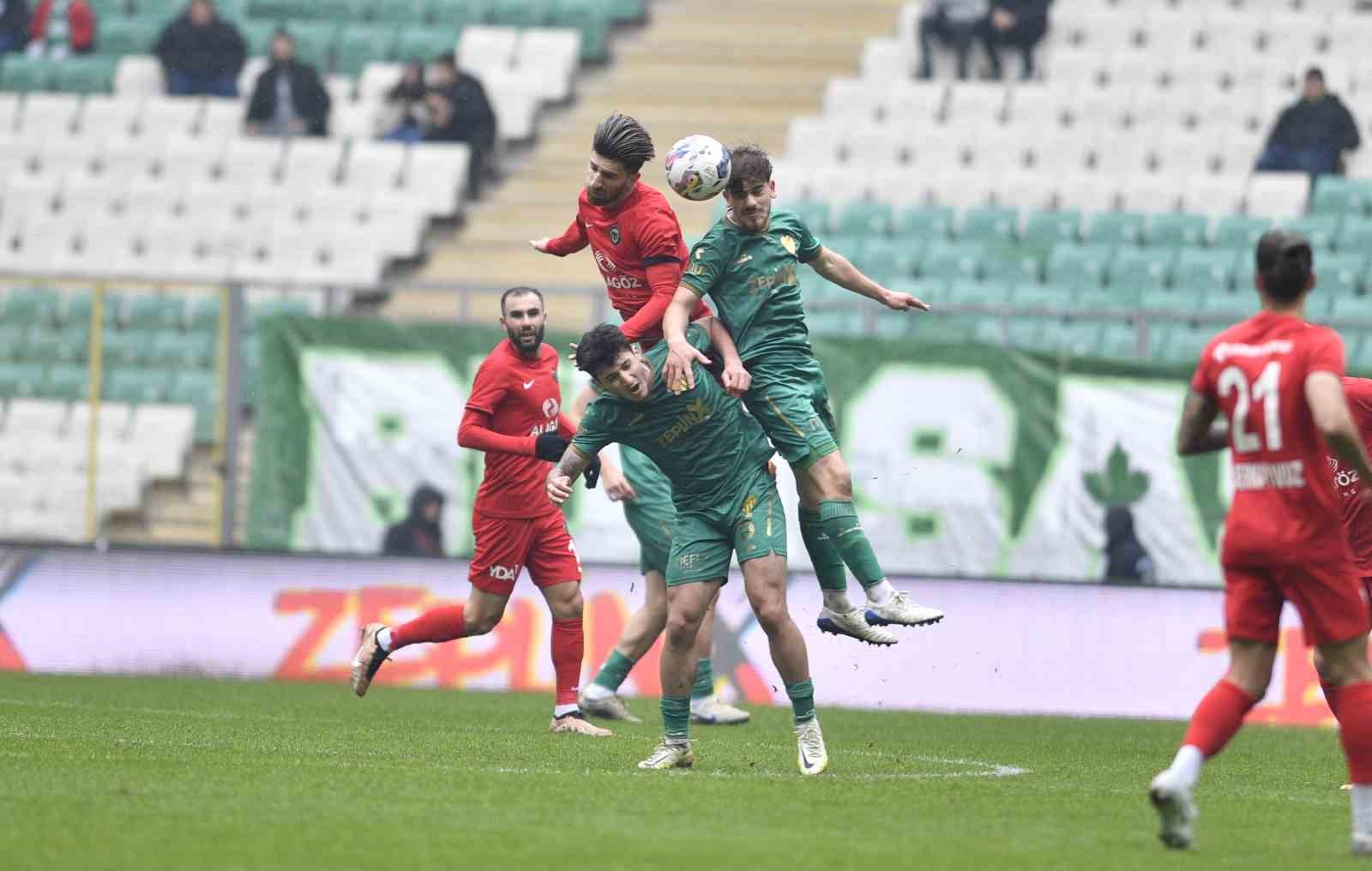 TFF 2. Lig: Bursaspor: 0 - Çorum FK: 3