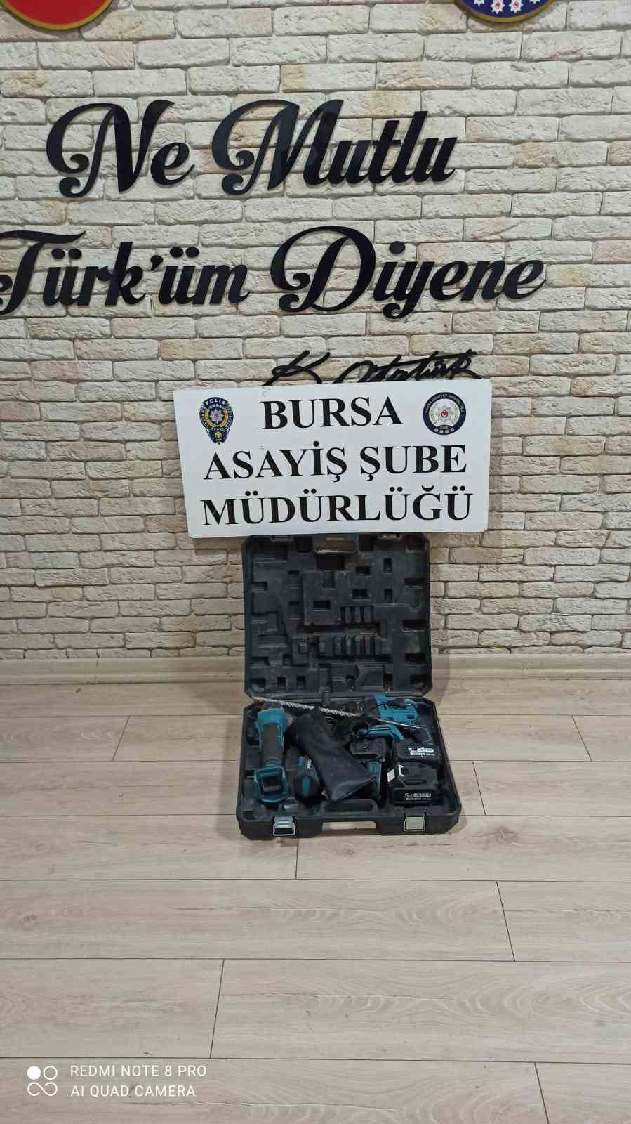 Bursa’da hırsızlık çetesinin sonu cezaevi oldu