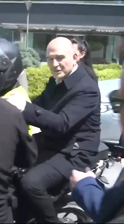 İçişleri Bakanı Süleyman Soylu mitinge motosikletle gitti