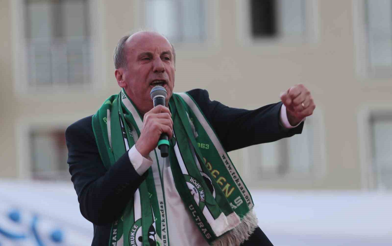 Muharrem İnce’den milli projelere destek