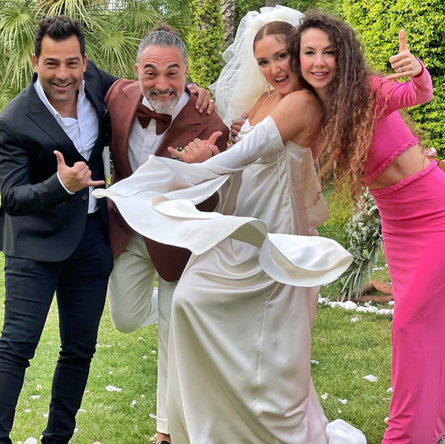 Ünlü oyuncu Selim Bayraktar sevgilisi Emel Karaköse ile evlendi! Gelinin güzelliği görenleri mest etti