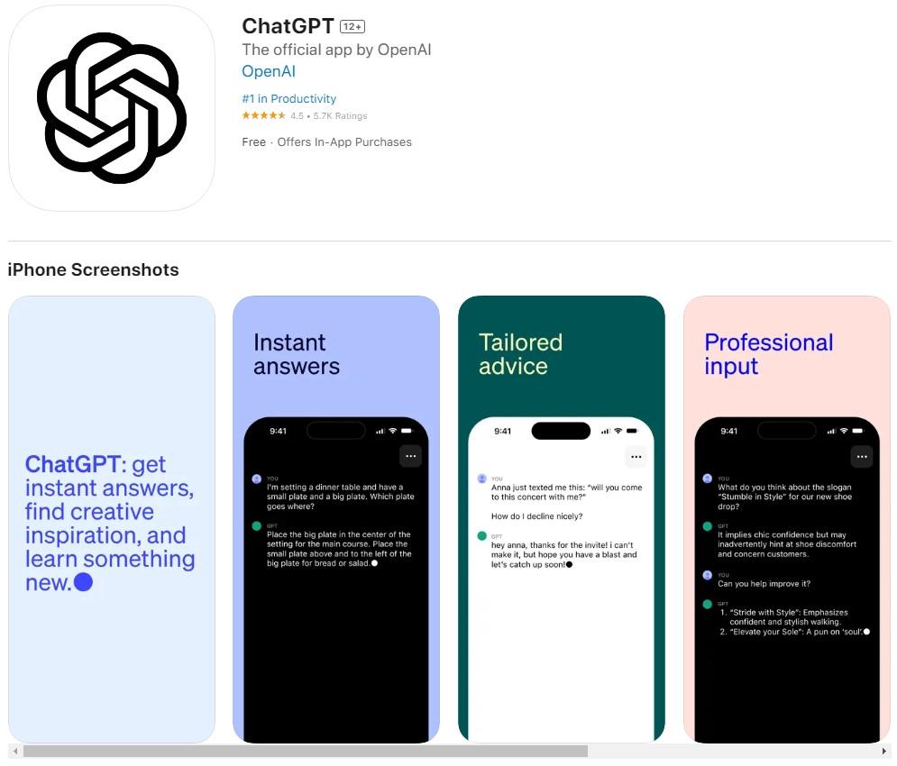OpenAI duyurdu... iOS için ChatGPT yayında!