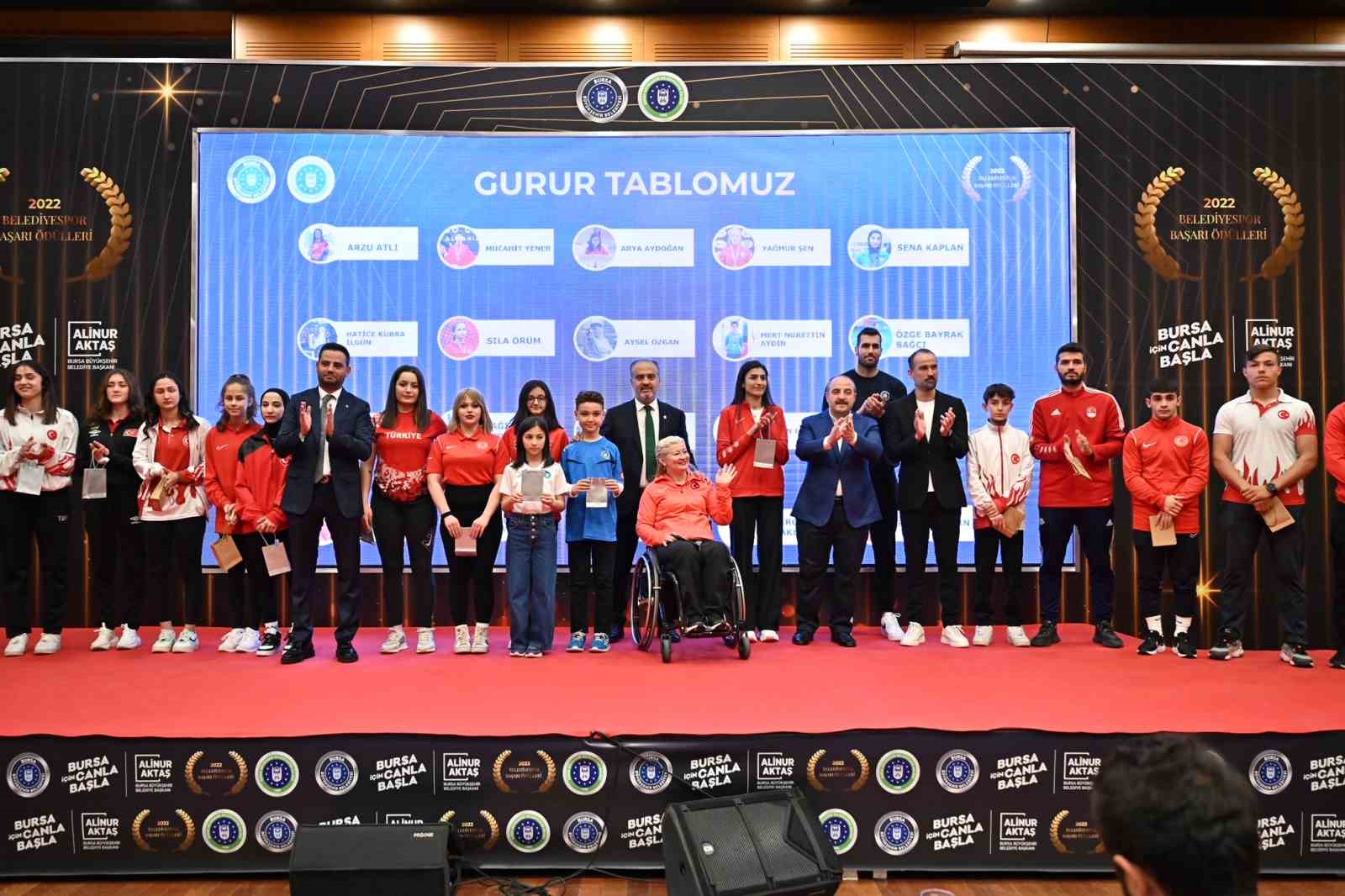 Bursa Büyükşehir’in sporda gurur tablosu