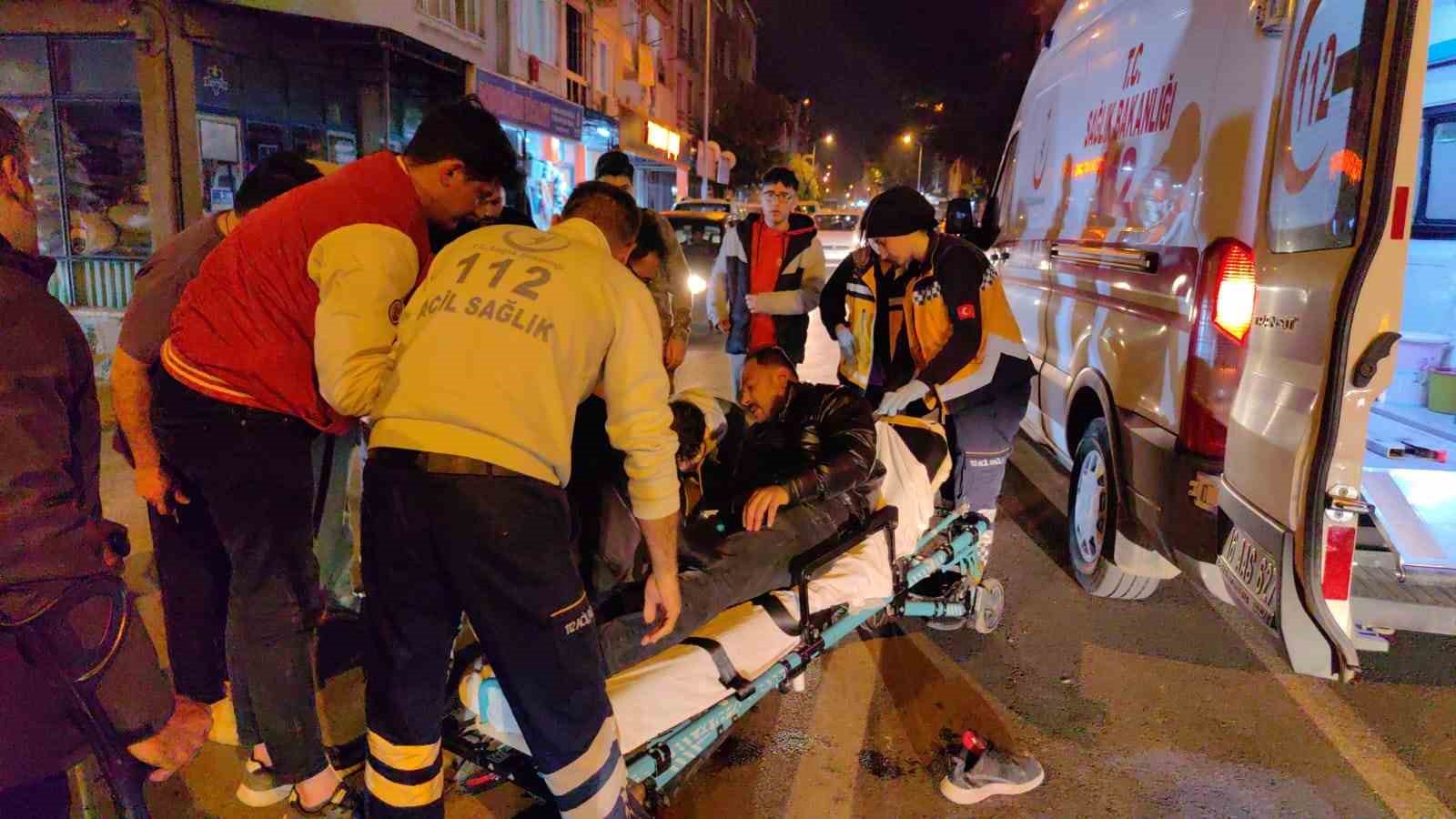 Bursa’da motosiklet sürücüsü ölümden döndü