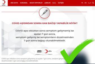 'Kızılay Covid aşısı olanların kan bağışlarını kabul etmiyor' iddiası yalan çıktı
