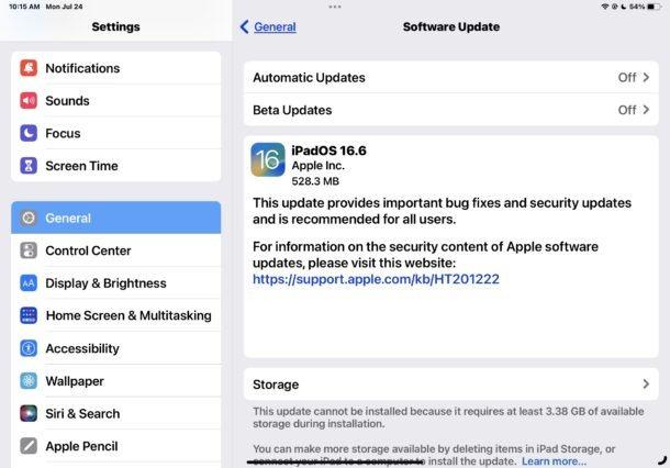 iOS 16.6 ve iPad OS 16.6 güncellemesi yayınlandı!