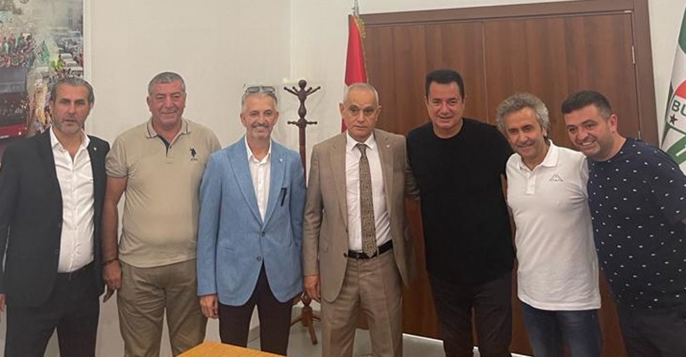 Bursaspor Başkanı Recep Günay ile Acun Ilıcalı bir araya geldi