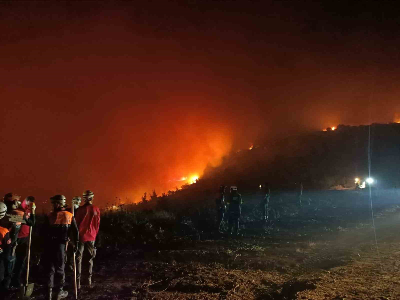 Yenişehir’de orman yangını kısmen kontrol altına alındı