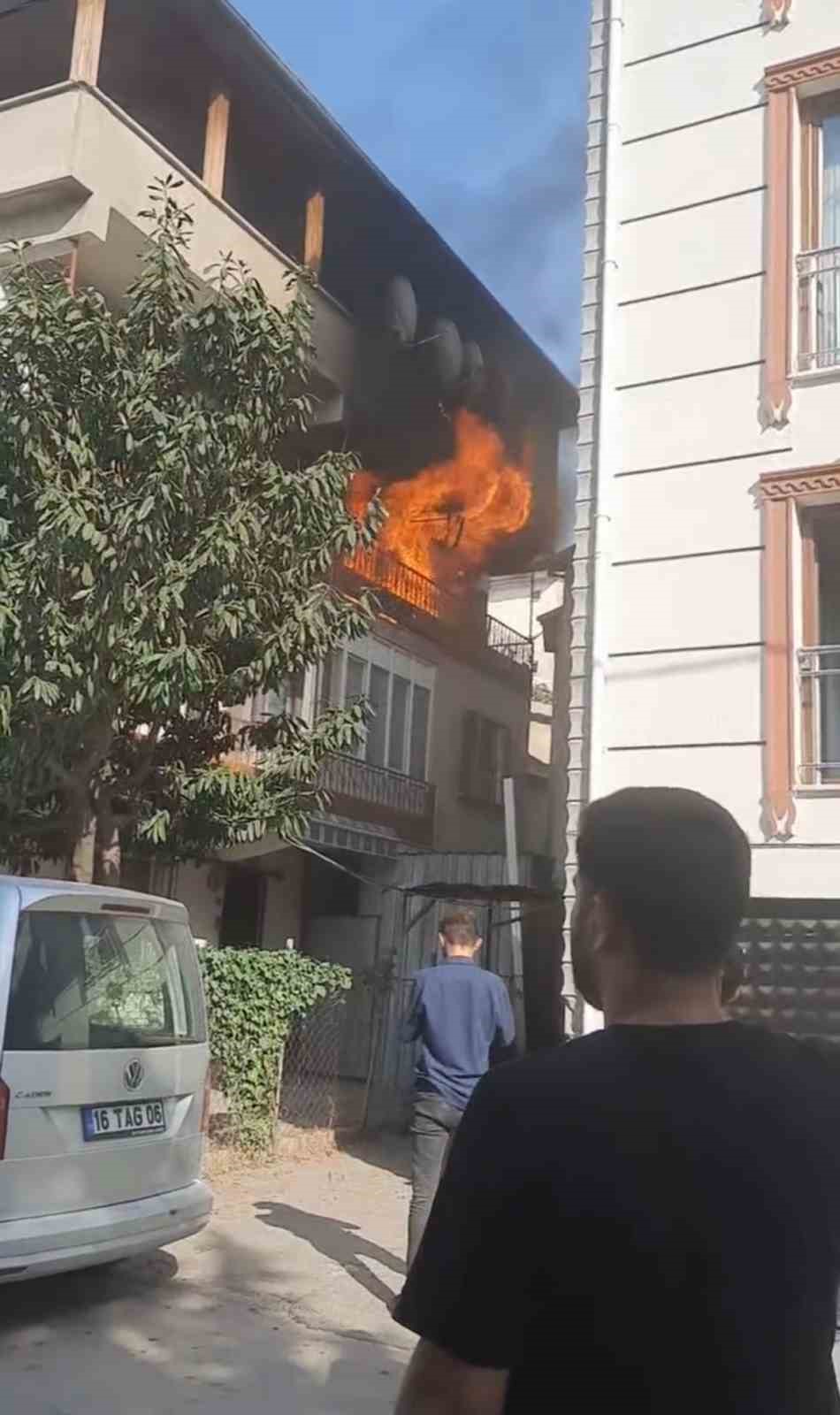 Bursa’da yangın paniği