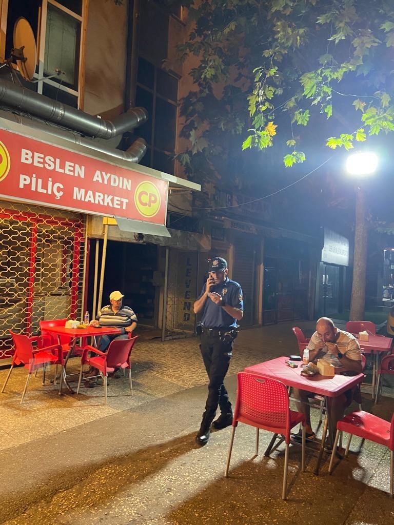 Bursa’da polis ekiplerinden huzur ve güven uygulaması