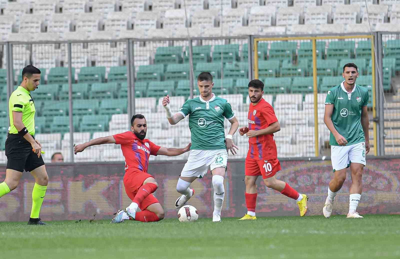 TFF 2. Lig: Bursaspor: 1 - Altınordu: 1