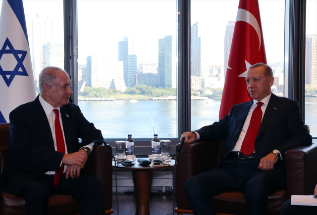 Erdoğan'la bir araya gelen Netanyahu'nun 