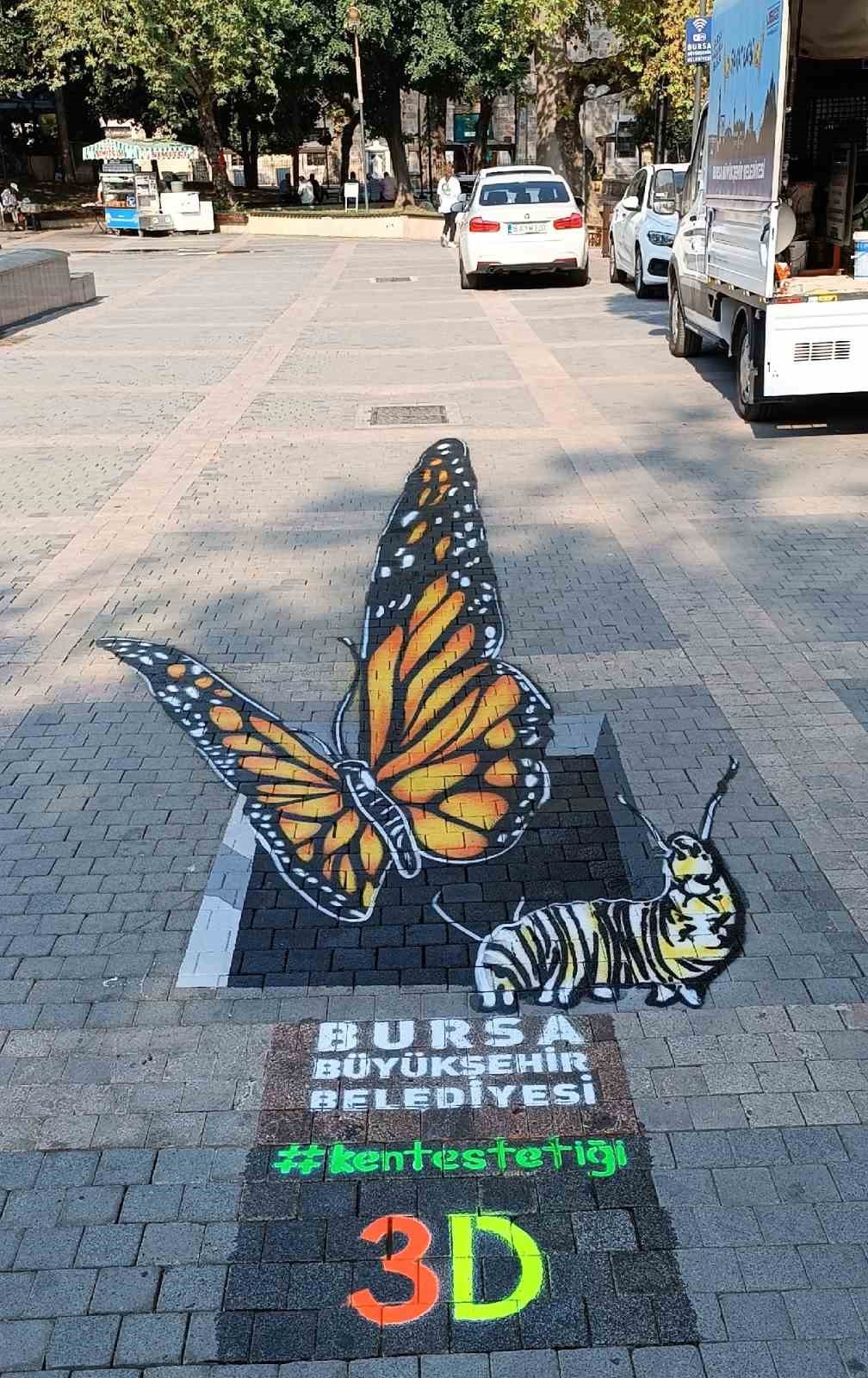 Bursa Büyükşehir, sokak sanatında boyut değiştirdi