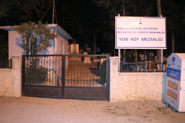 İzmir'de mezarlıkta 1 günlük bebek bulundu