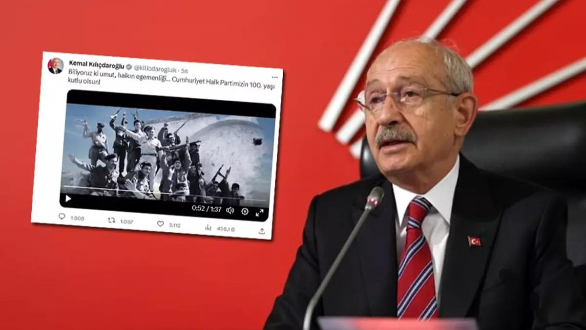 Kılıçdaroğlu'nun paylaşımı gündem oldu! CHP'den tuhaf savunma!