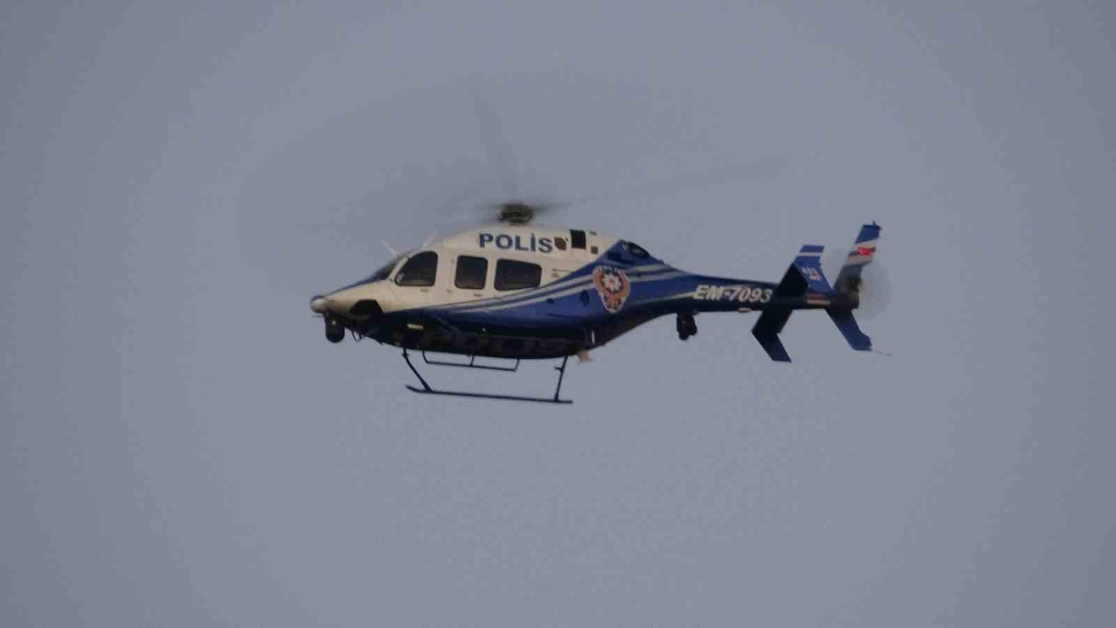 Bursa’da helikopter destekli uyuşturucu operasyonu