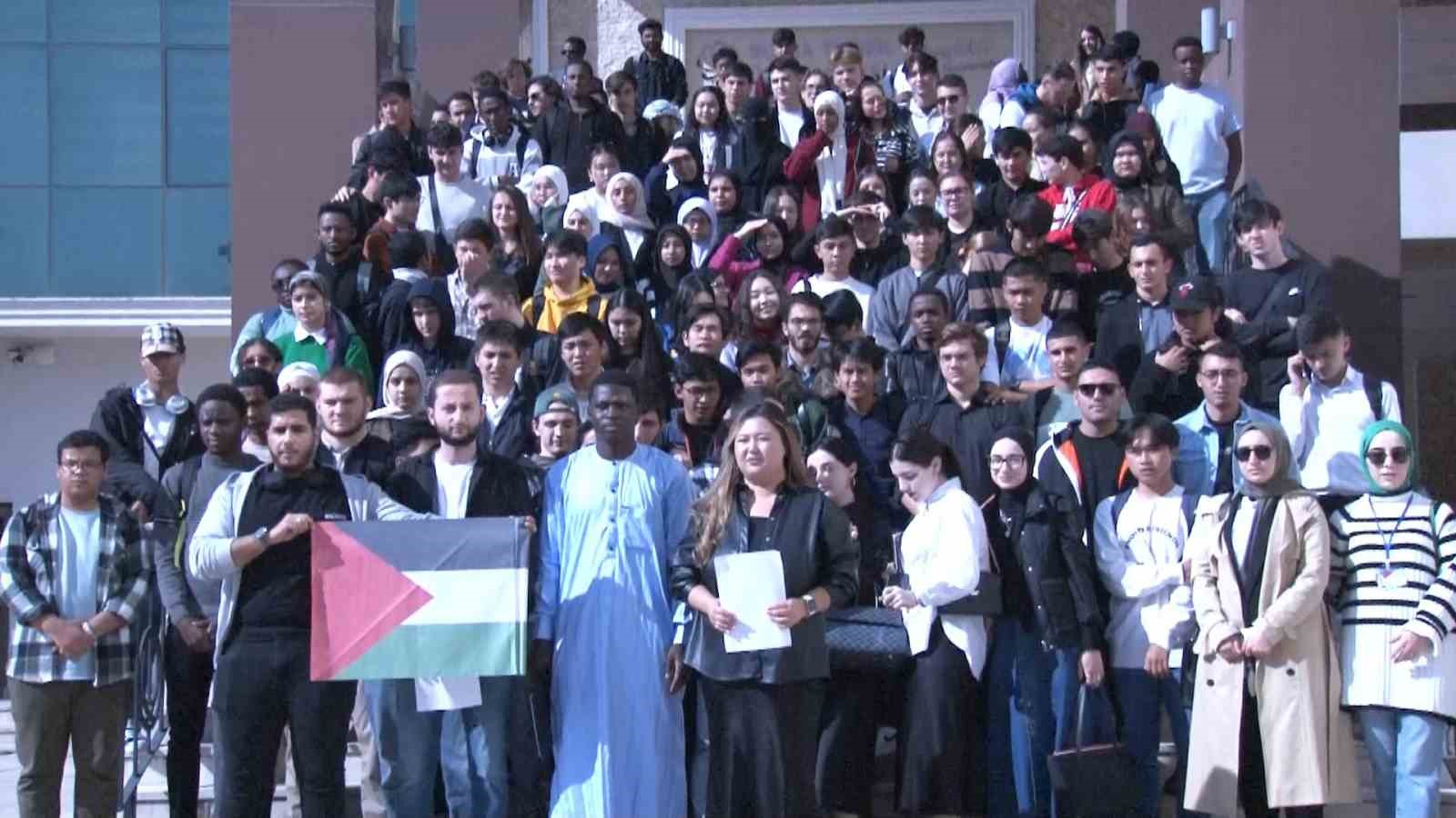 BTÜ Birleşmiş Milletler Simülasyonu öğrencilerinden ’Filistin’ bildirisi
