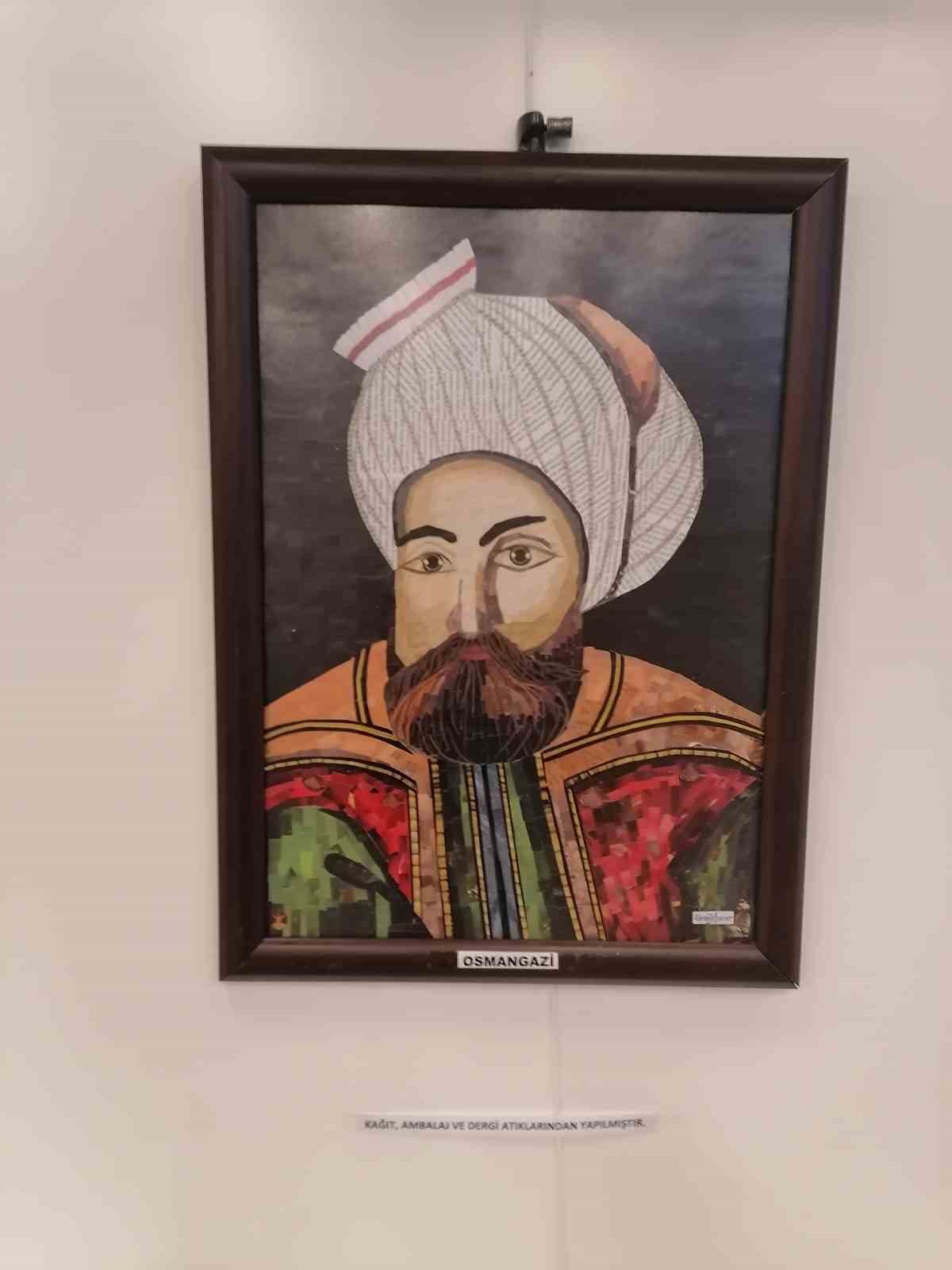 Osmangazi’de toplanan atıklar sanat eserine dönüştü