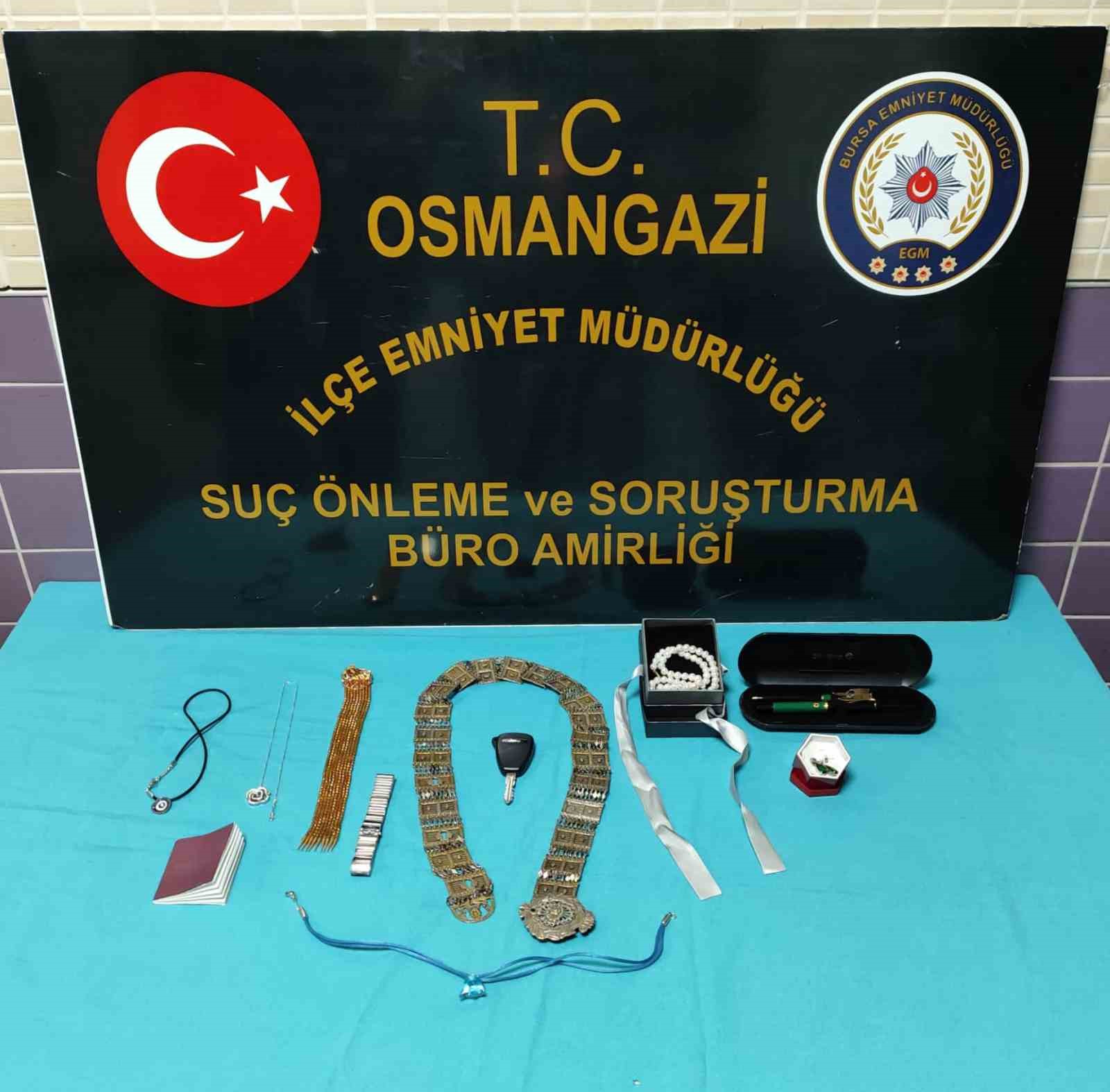 Bursa’da villadan 5 milyonluk vurgun yapan hırsız yakalandı