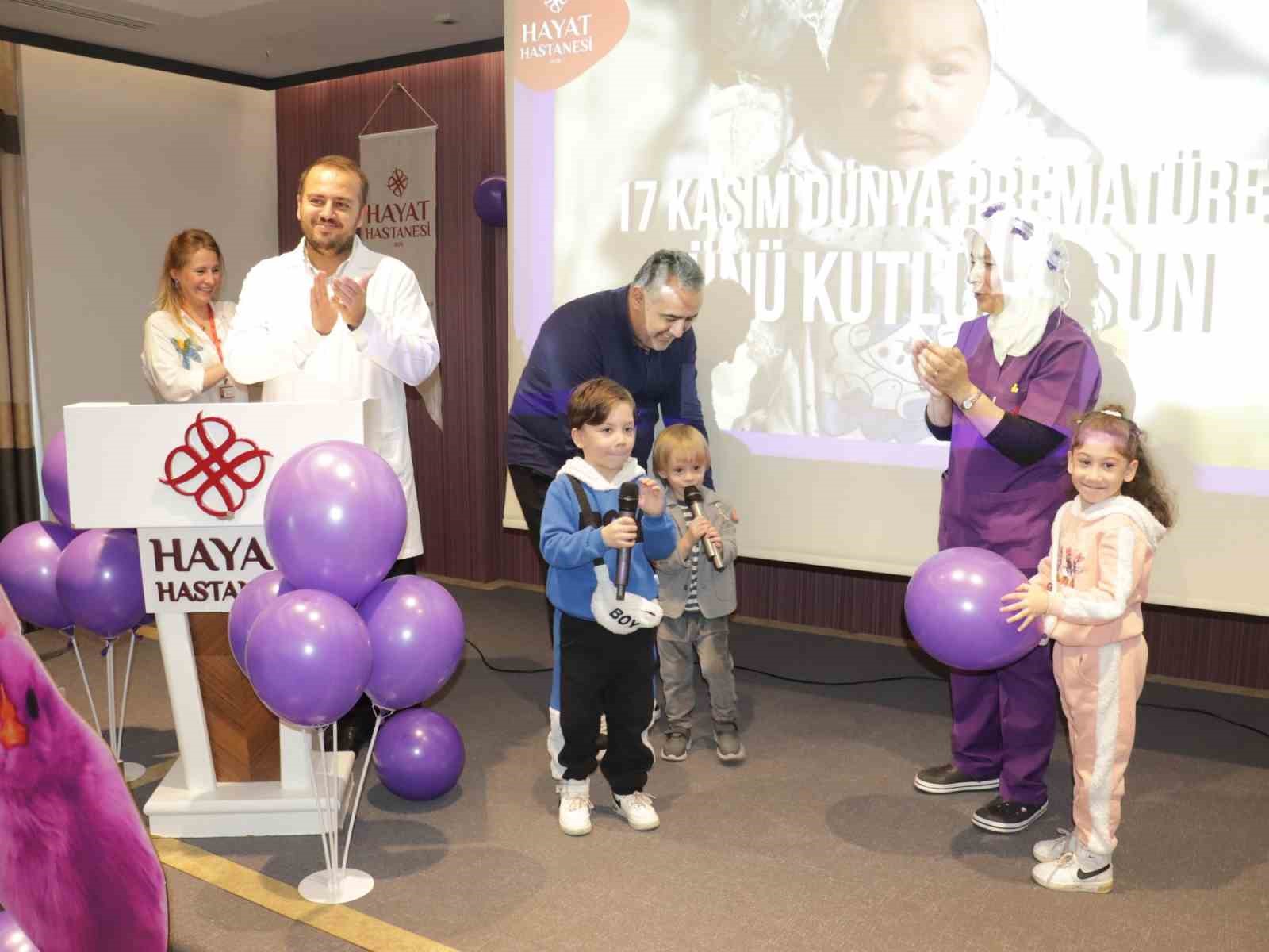 Hayat Hastanesi prematüre bebek ve çocukları ağırladı