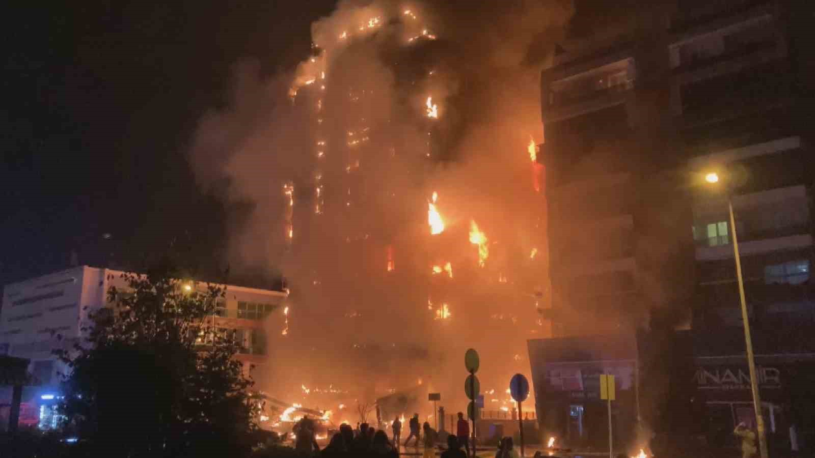 10 katlı iş merkezinin yanmadan önceki görüntüleri ortaya çıktı