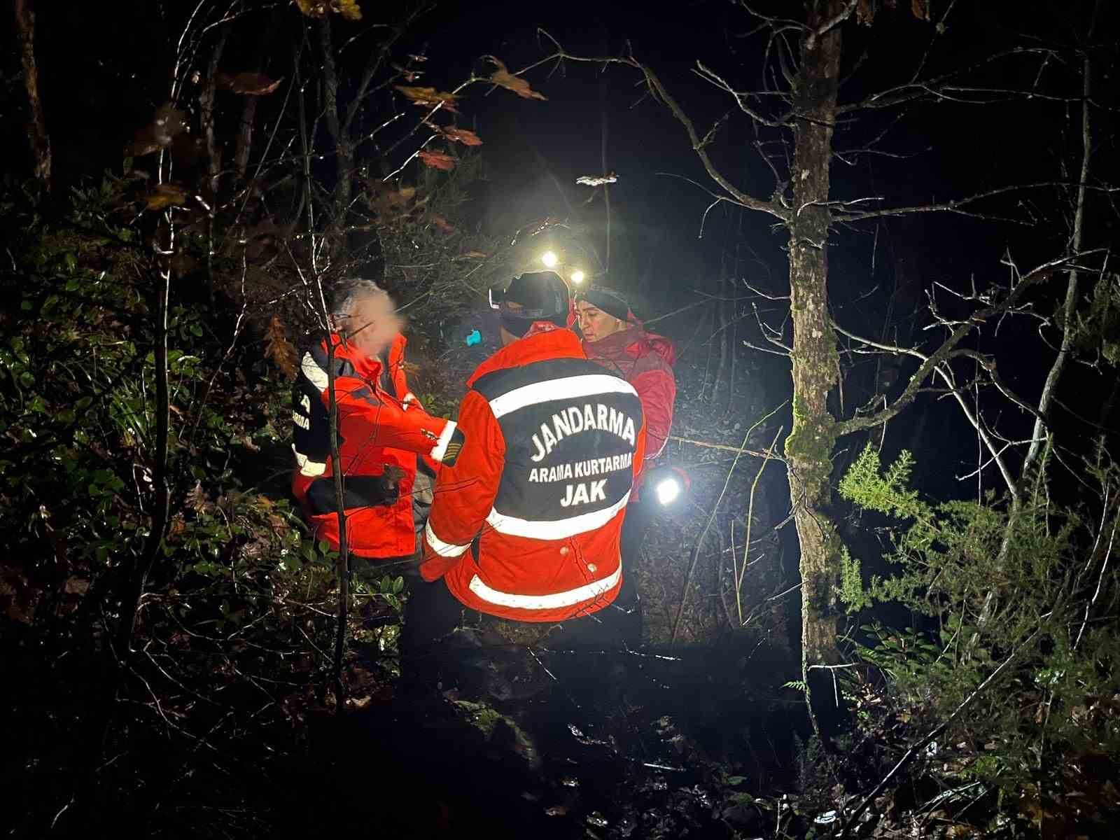 Mantar toplarken ormanda kaybolan adam 2 gün sonra bulundu
