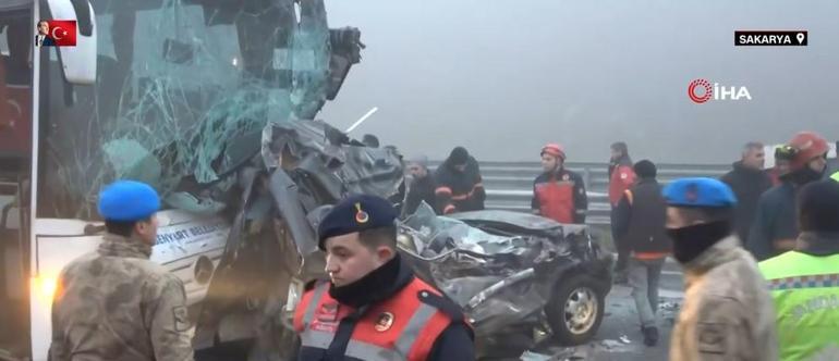 Son dakika! Kuzey Marmara Otoyolu'nda zincirleme kaza: 11 ölü, 57 yaralı