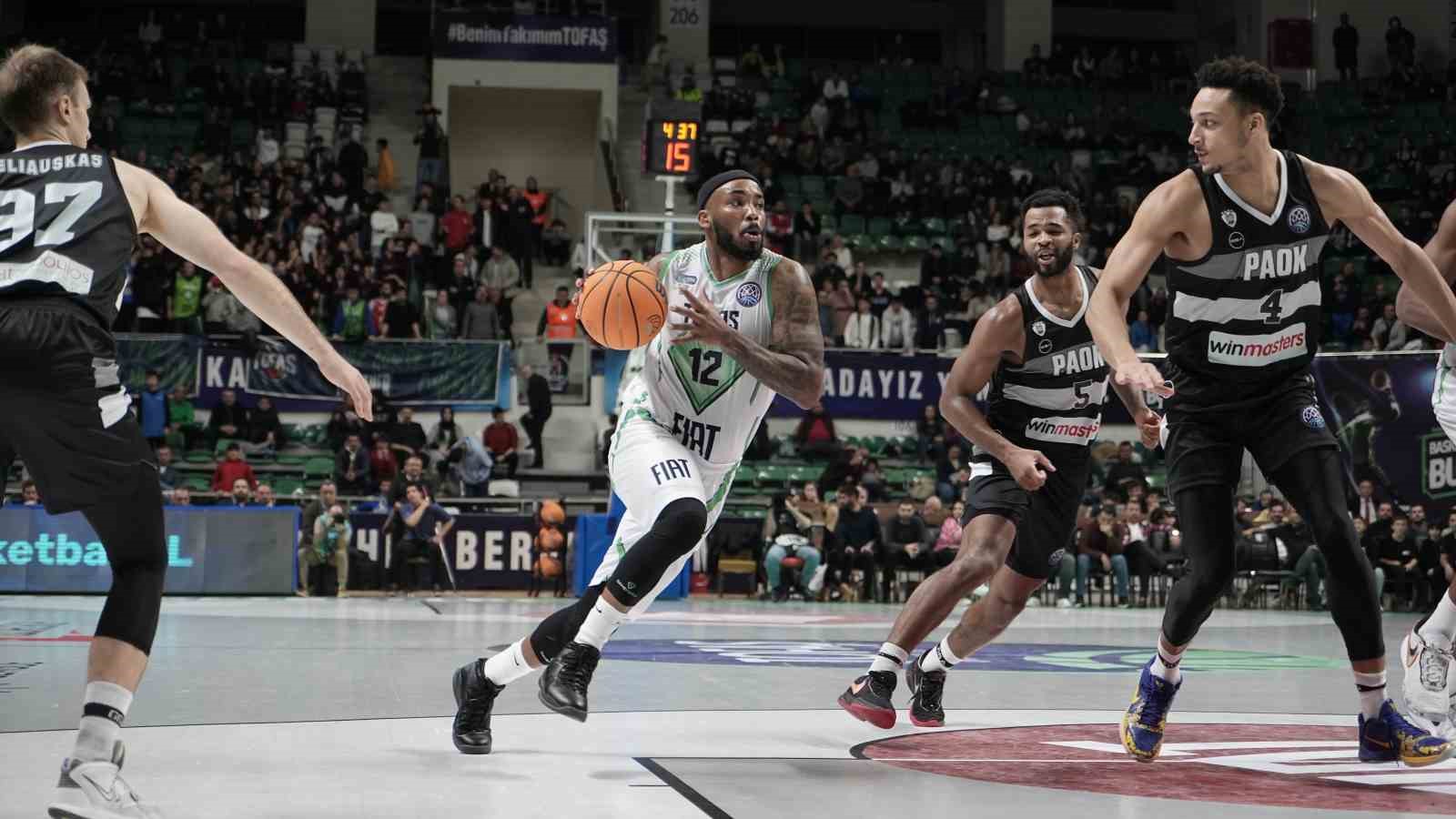 Basketbol Şampiyonlar Ligi: Tofaş: 87 - PAOK: 88