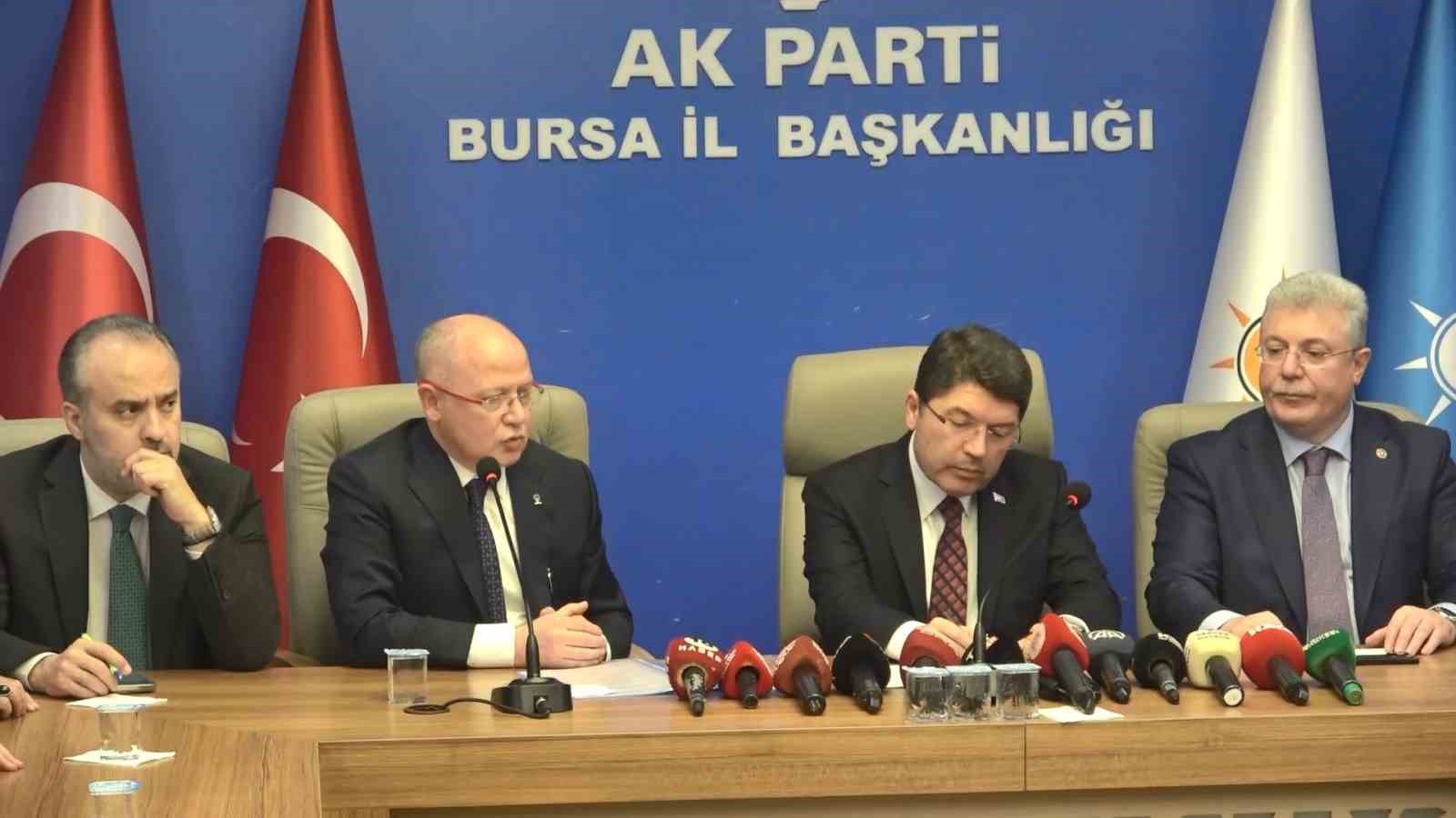 Adalet Bakanı Yılmaz Tunç: “Bursa 31 Mart’ta yine gerçek belediyecilik diyecektir”