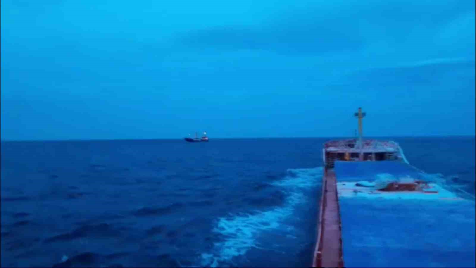 Marmara Denizi’nde batan geminin son görüntüleri ortaya çıktı