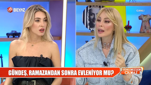 Birlikte program sunan Hande Sarıoğlu ve Yağmur Çevik arasında tartışma çıktı