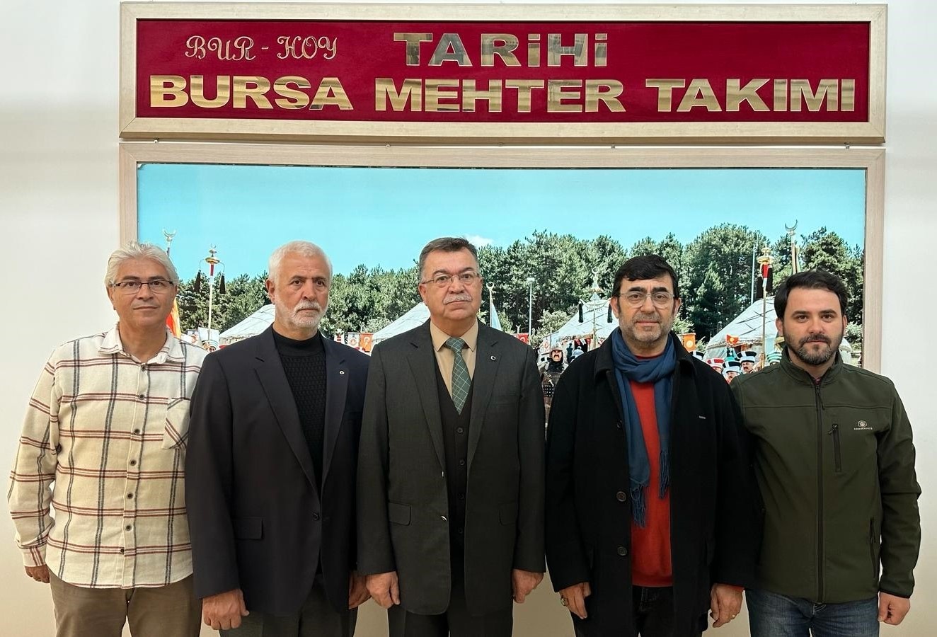 Bursa Mehter Takımı genel kurulunda Mesut Özkeser güven tazeledi