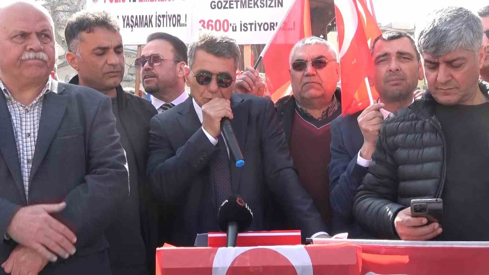 Emekli polisler Bursa’dan seslendi: “3600 ek gösterge istiyoruz”