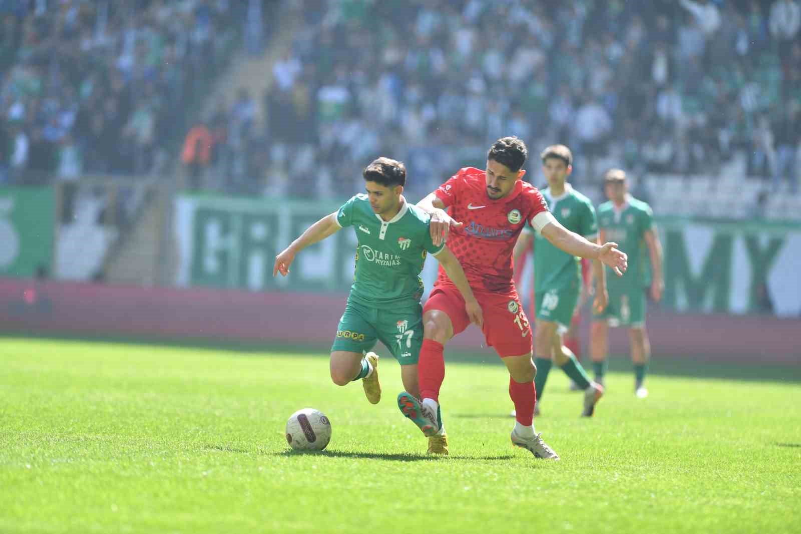 TFF 2. Lig: Bursaspor: 2 - Serik Belediyespor: 2
