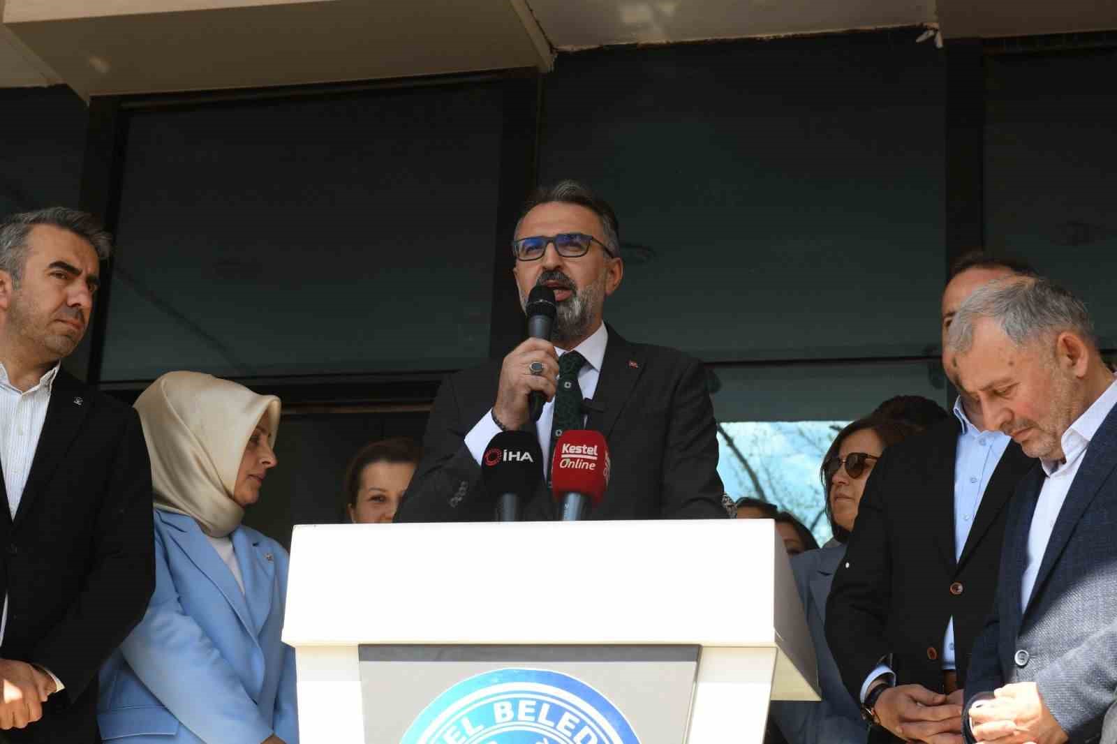 Kestel Belediye Başkanı Ferhat Erol göreve başladı